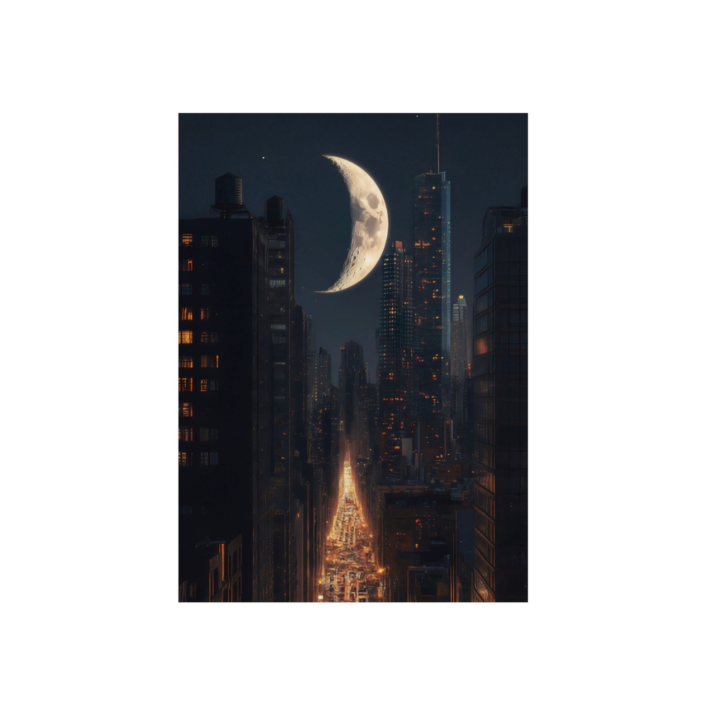 Moon & City