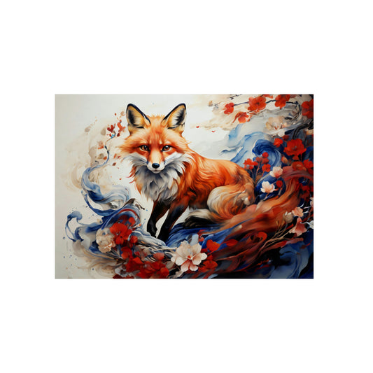 Renard peinture