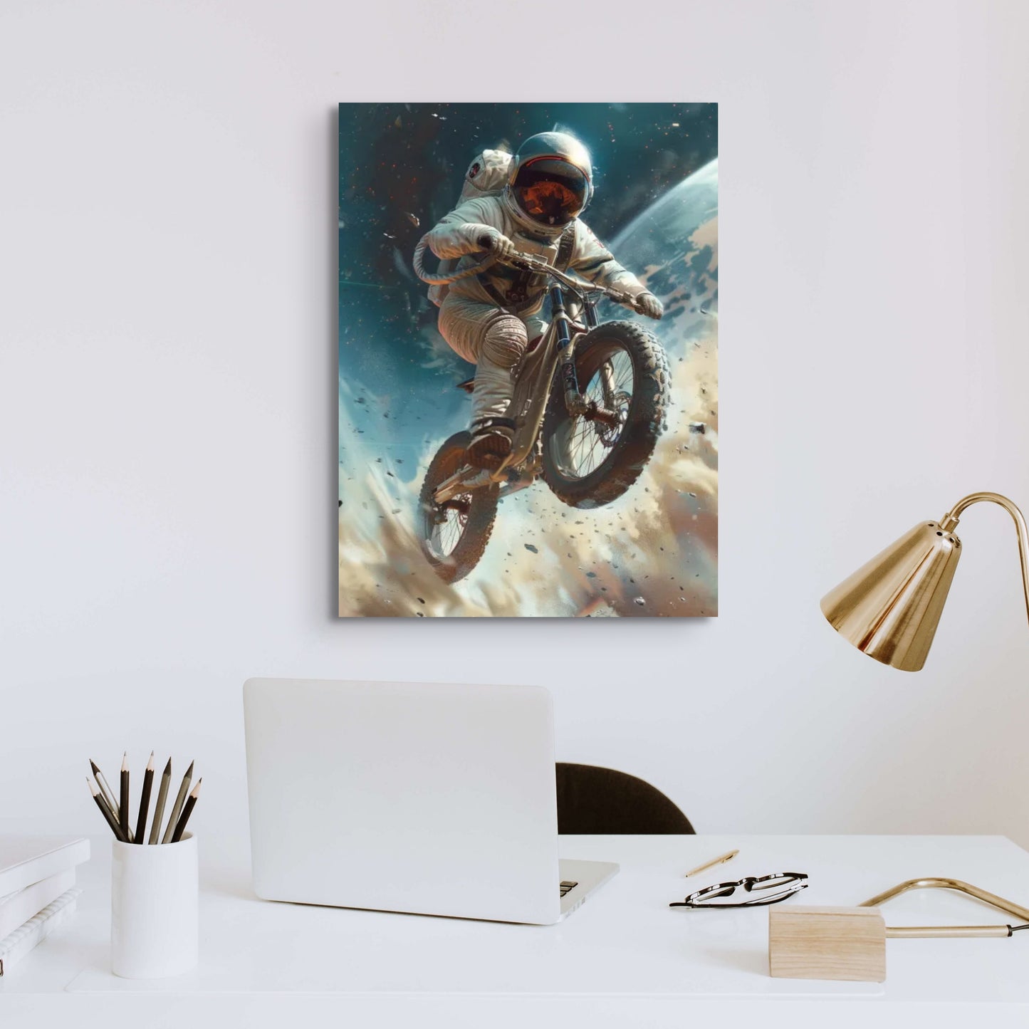 Astronaute en Moto